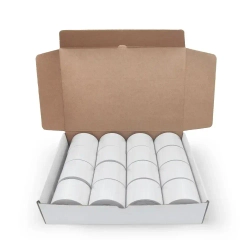 16 шт - Лента BAVIS PVC белая 50мм x 25м самоклеящаяся