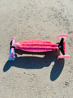 Самокат детский 3-х колесный колеса 150 мм, до 65 кг, розовый арт. 200820219