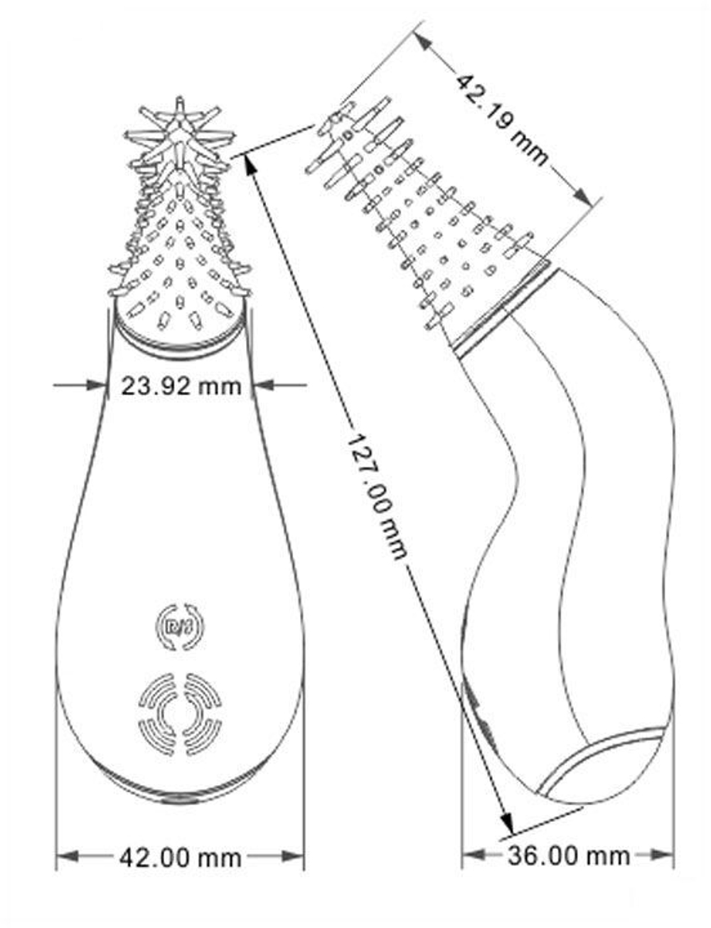 Розовый вибратор Candice с вращением - 12,7 см. (Цвет: розовый)