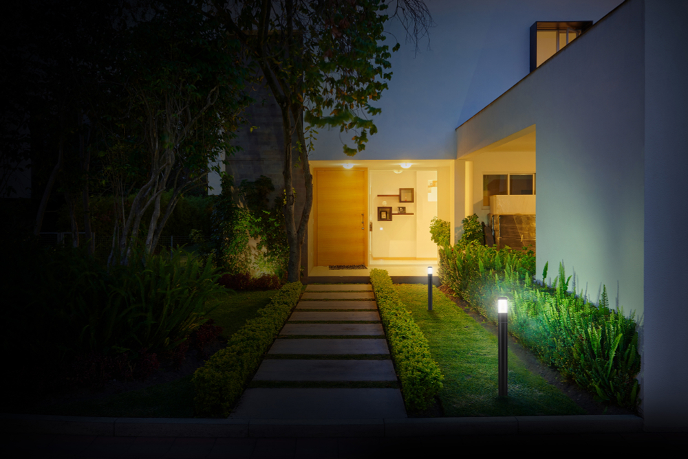 Ландшафтный светильник IP54,  D90xH950 мм,  8Вт,  3000К,  темно-серый