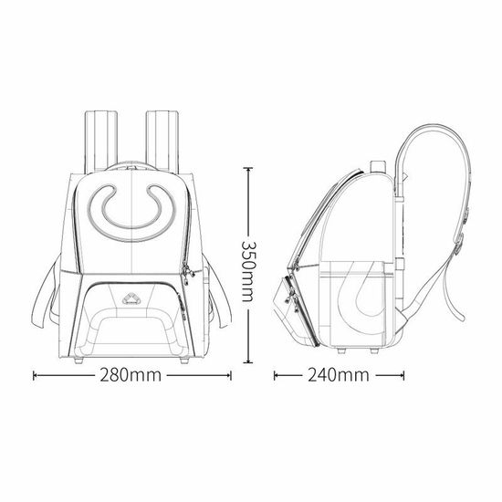 Рюкзак Xiaomi UBOT Suspended Weight Loss Backpack Pro 18L