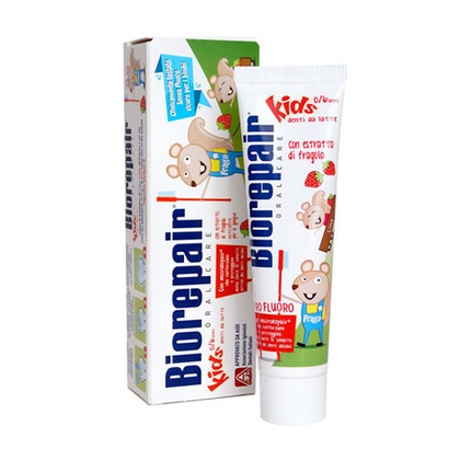 Зубная паста детская Biorepair Kids, 0-6 лет, земляника, 50 мл