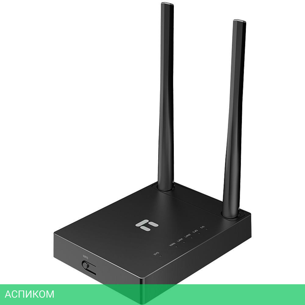 Роутер беспроводной Netis N4 черный