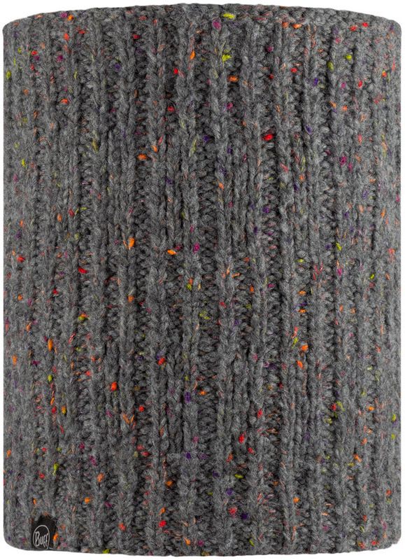 Вязаный шарф-труба с флисом Buff Neckwarmer Knitted Fleece Kim Grey Фото 1