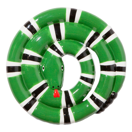 Подставка под горячее Snake, зеленая