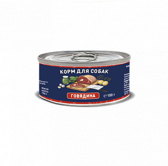 Solid Natura Holistic Говядина влажный корм для собак консерва