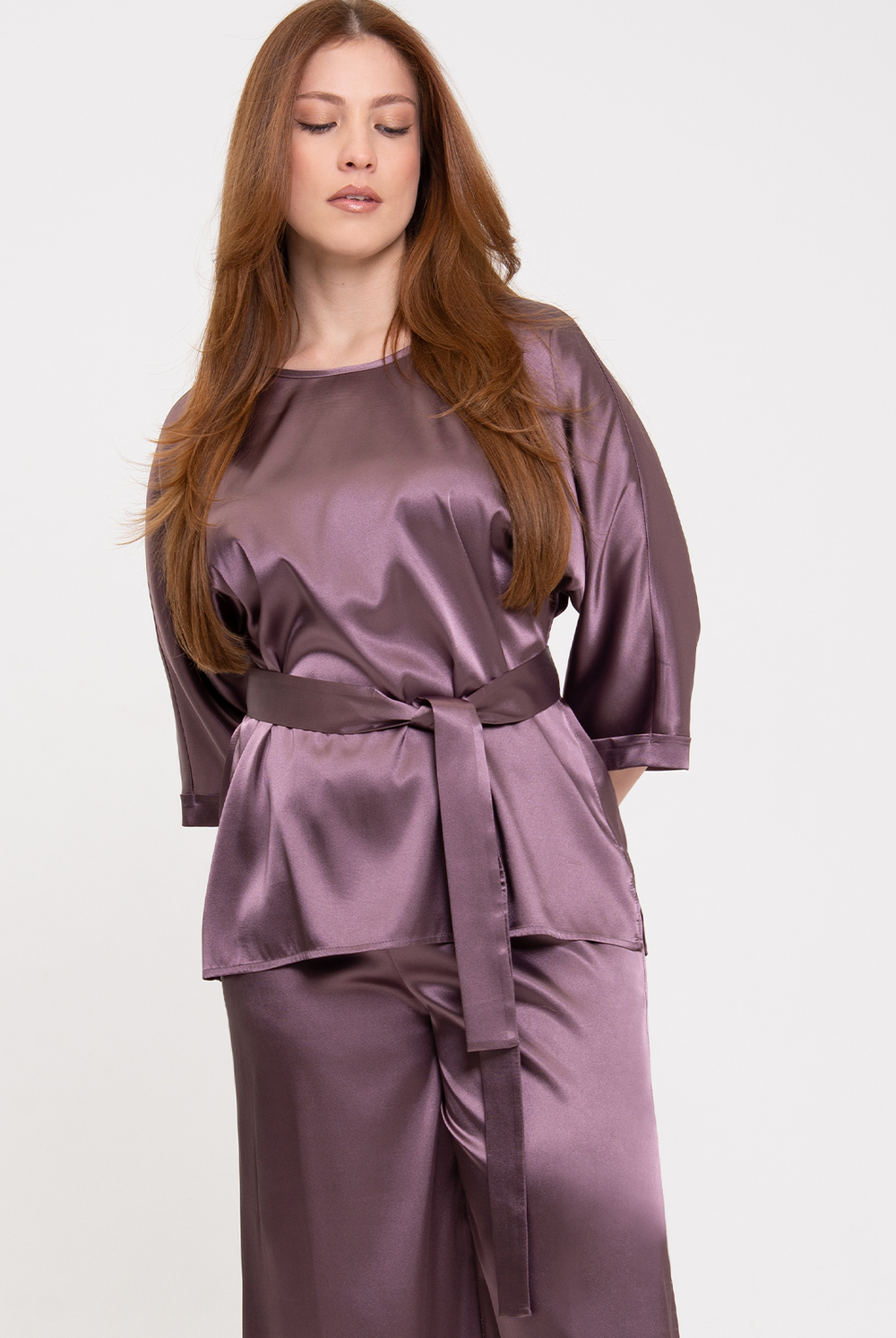 Туника 4728За, коричневый #270Кор204728За