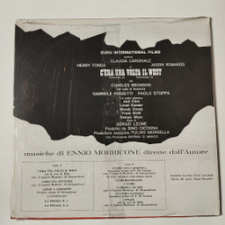 Винтажная виниловая пластинка LP Ennio Morricone CEra Una Volta Il West (Italy 1975)