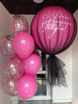 Воздушные шары с фатином №681