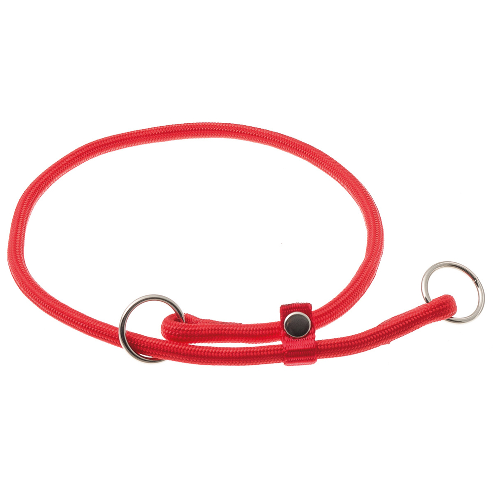 V.I.PET Ошейник-удавка (со стопором) с 2-я кольцами круглый 6 мм, 55 см