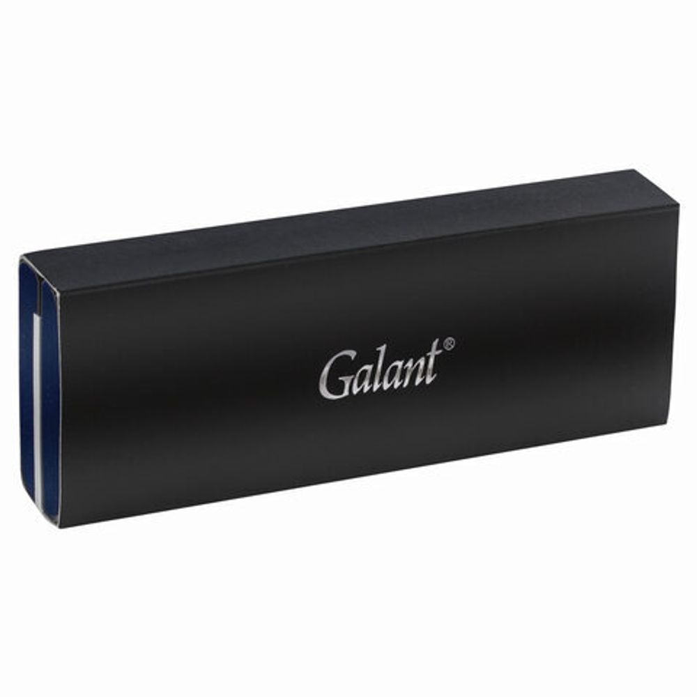 Ручка подарочная шариковая GALANT "ARROW GOLD", корпус черный/золотистый, детали золотистые, узел 0,7 мм, синяя, 143523