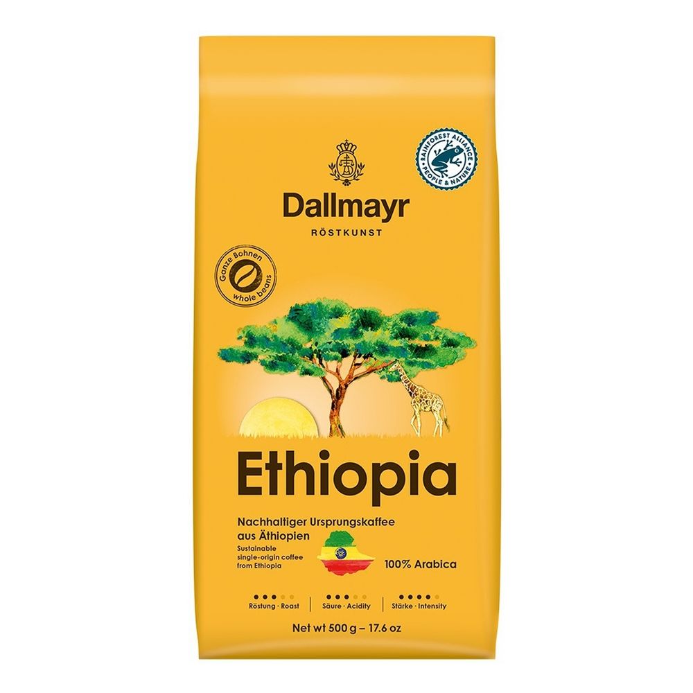 Кофе в зернах Dallmayr Ethiopia 500 г, 2 шт
