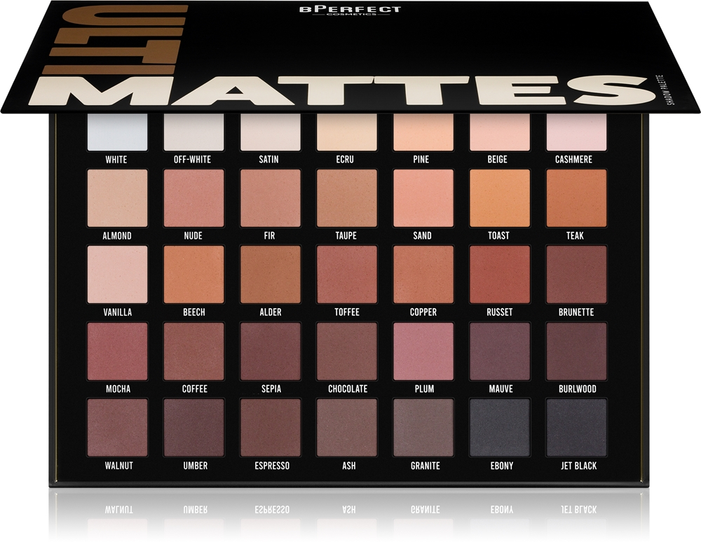 BPerfect Ultimattes - Палетка теней для век: палетка теней для век, 45 g