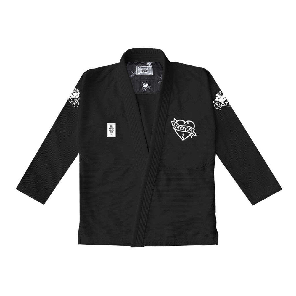 Кимоно MOYA BRAND Love Hate чёрное