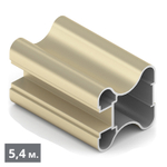 ЭКО Вертикальный профиль Н (5,40 м) золото матовое (AL) (AE0503) Aristo (Акция)