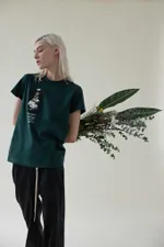 Футболка Tuberose Женская Зеленая