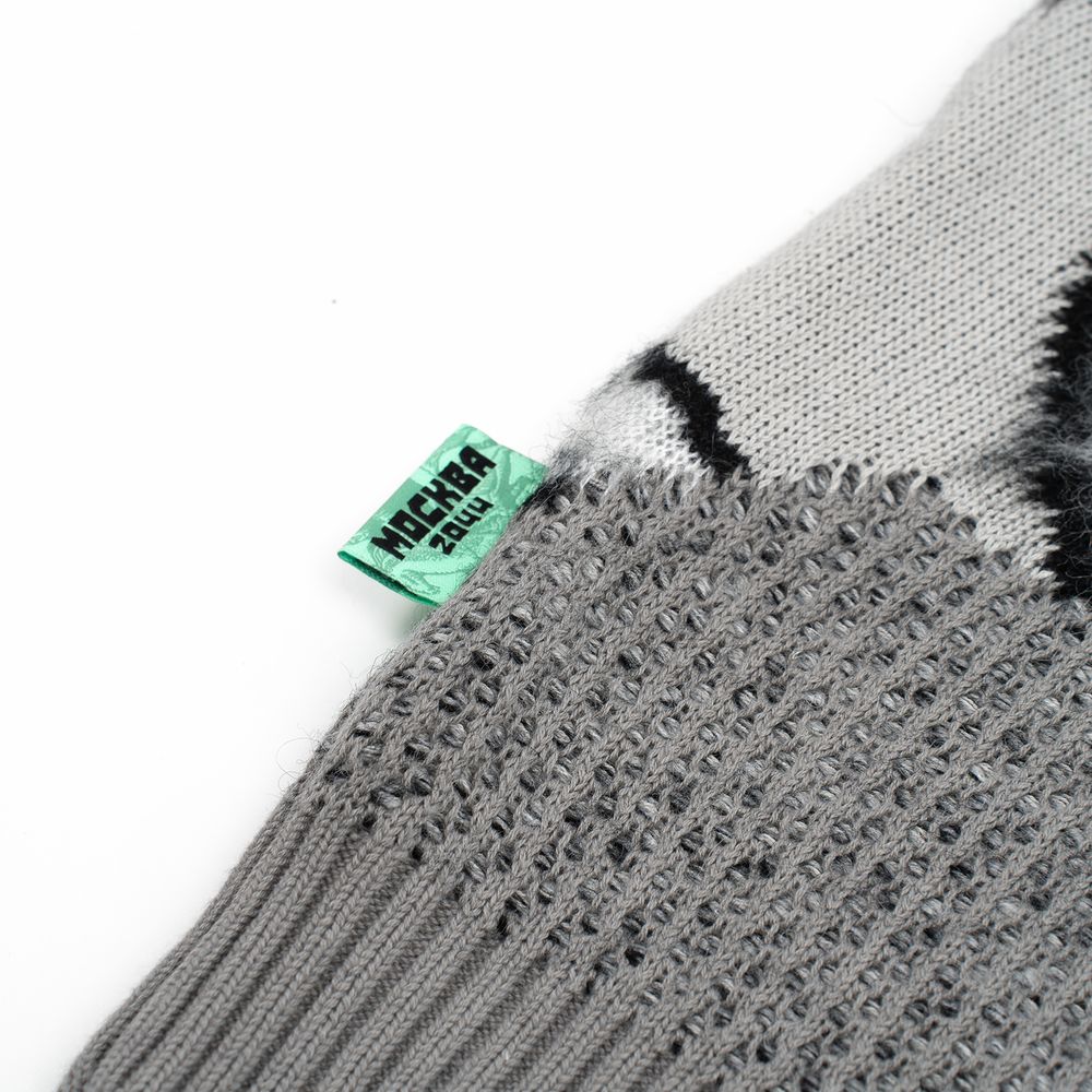 Свитер Heartz Optical серый камуфляж