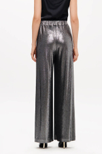 31208 Брюки женские (серебристо-черный)