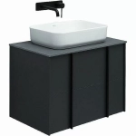Тумба с раковиной Allen Brau Reality 70 1.32004.AM антрацит матовый