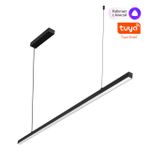 359442 OVER NT24 294 черный Светильник подвесной диммир. со сменой цв.темпер. (пульт ДУ/прилож. Smart Life) IP20 LED 48W 85-265V 3000-6000К SOTTO