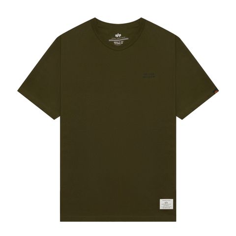 Футболка Alpha Industries PT Base Tee Olive (Зеленая)