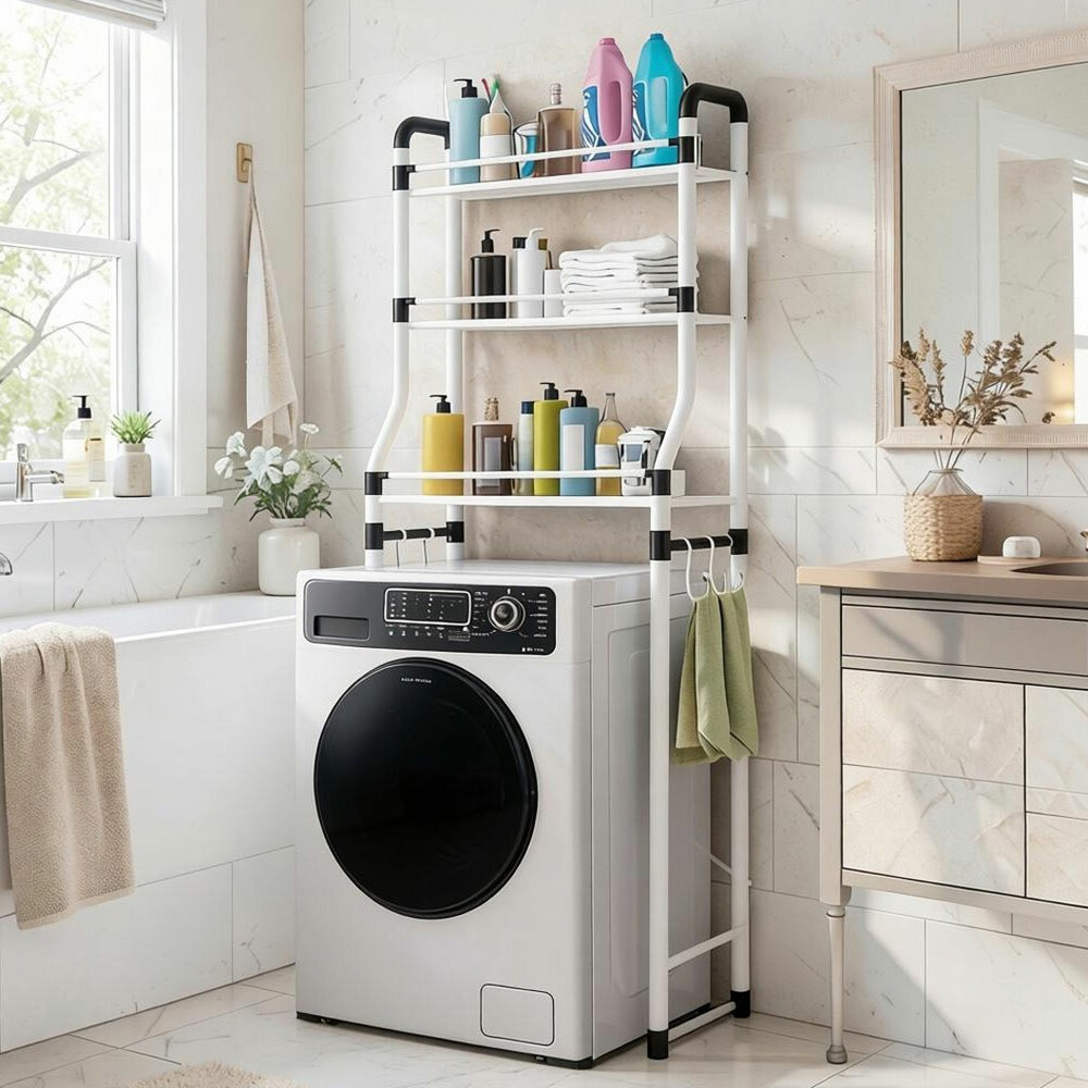 Стеллаж в ванную комнату 46см*25см*153см, BZ-8826