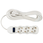 Удлинитель с выключателем Engy "Гранд" 7м/3роз с заземлением (ПВС 3х0.75)