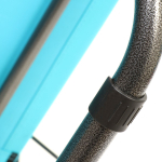 Шезлонг пляжный металл, 153х60х80 см, 100 кг, 2 положения спинки, голубой, Green Days, YTBC051-16-4535