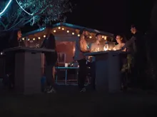 Стол-камин газовый Standing Table Lime, Сlifton