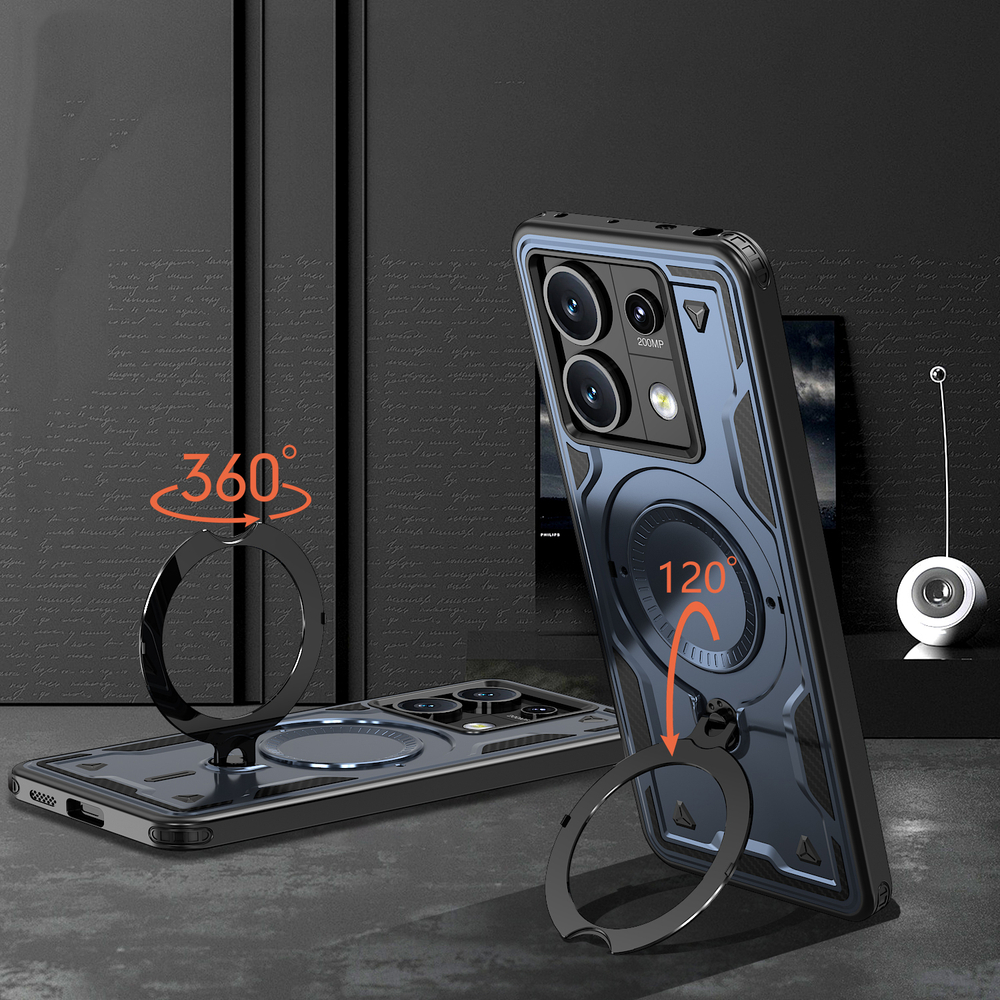 Чехол Magneto Case с кольцом для Poco X6