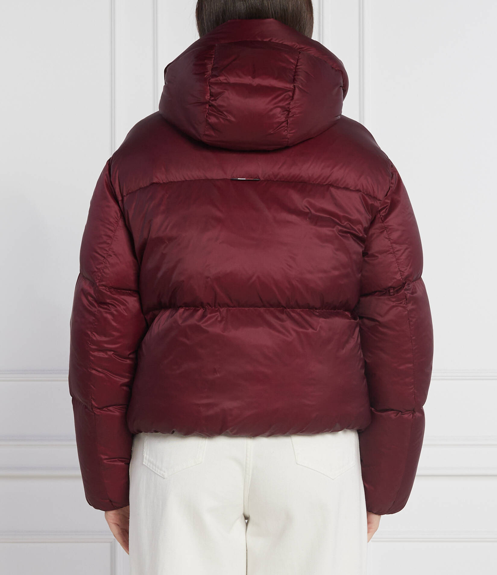 пуховая куртка monogram badge Tommy Hilfiger - бордовый(WW0WW37479)