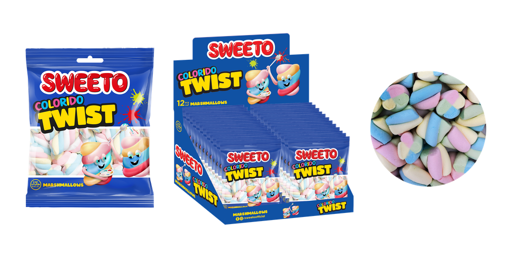 Маршмеллоу SWEETO Косичка 60г*12шт