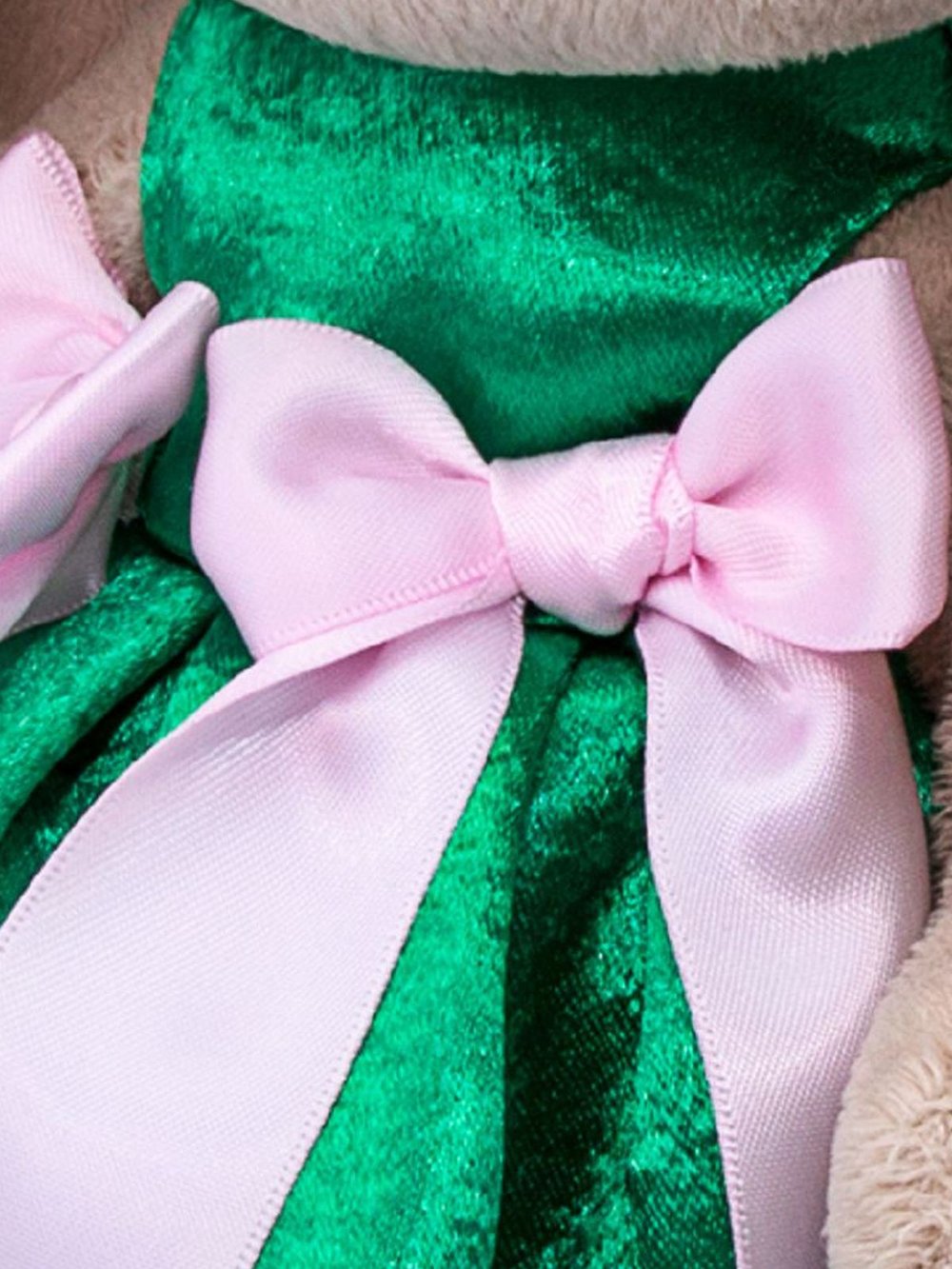 Мягкая игрушка Зайка Ми в нарядном платье 32 см