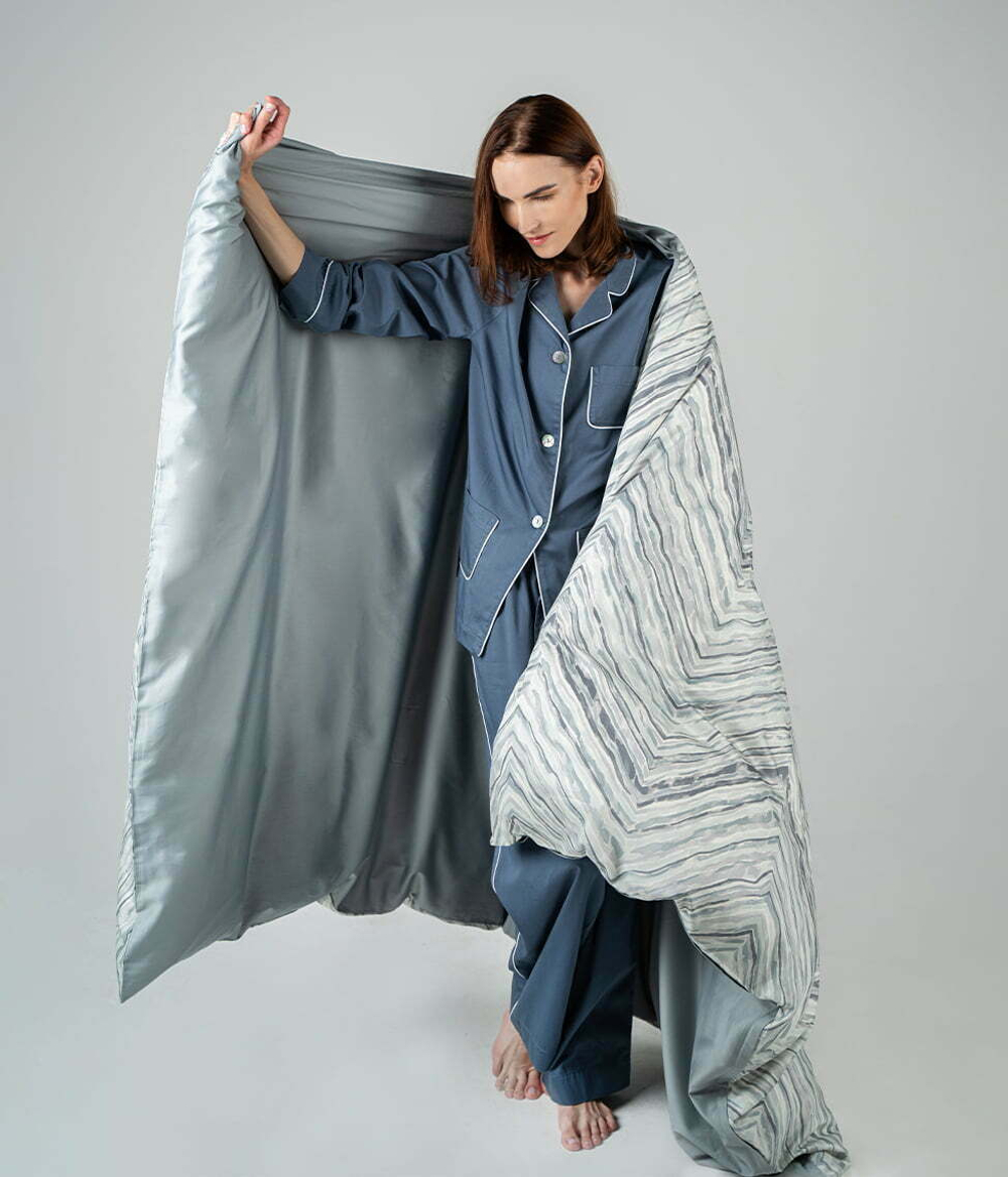 Постельное белье 1.5 спальное Decoflux Novels Dunes/Grey