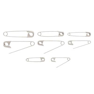 Булавки английские 27-44мм, сталь, 10шт, PONY 85408/07