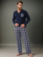 Пижама со штанами костюм домашний
