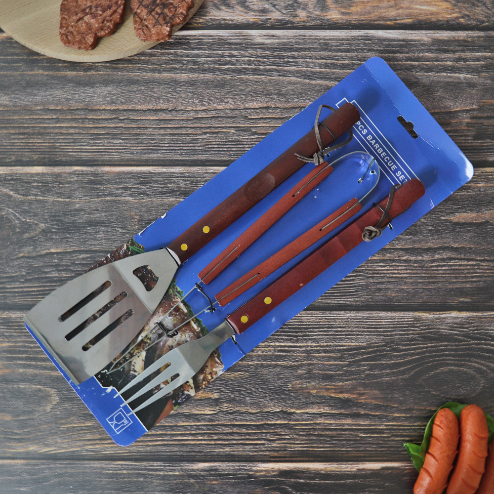 Набор для барбекю 3 предмета, 42см