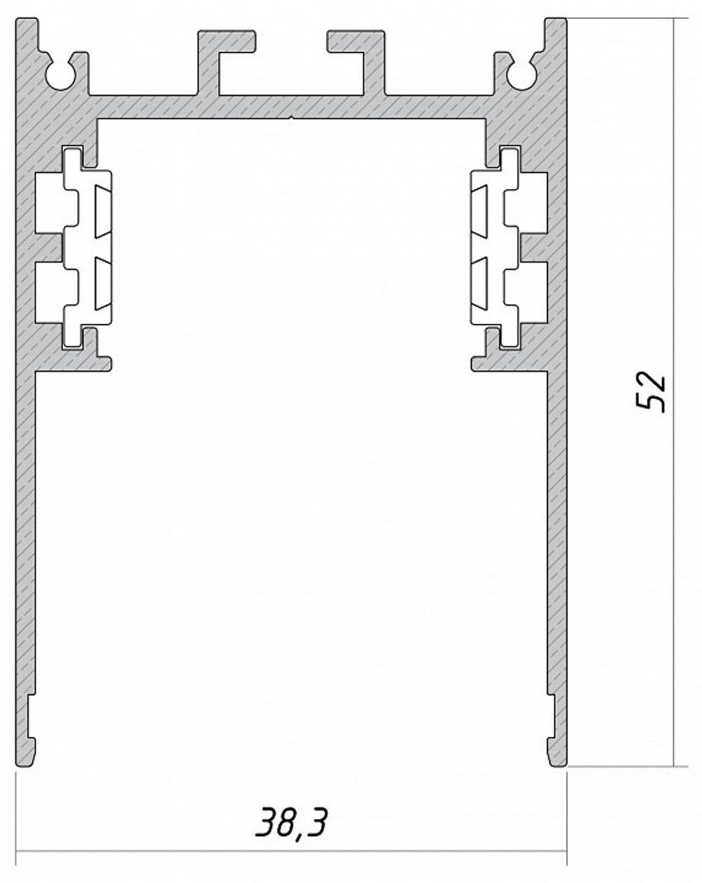 Трек накладной 6063 TrackLine Track 0611209