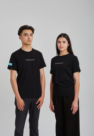 Футболка QAZAQSTAN BLACK/WHITE (ONLY ONLINE)