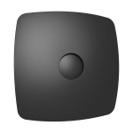 Вентилятор вытяжной настен, Эра, d100 мм, 14 Вт, 100 м3/ч, черн мат, RIO 4C Matt black