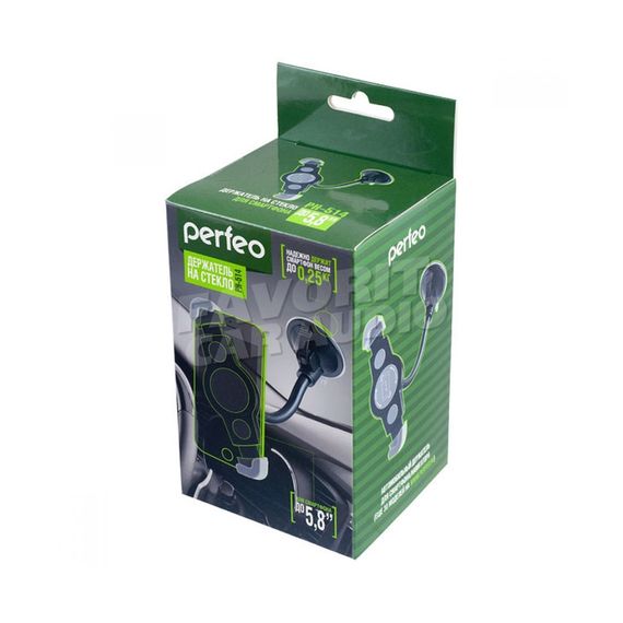 Держатель Perfeo PH-514 присоска гибкая нога чёрный