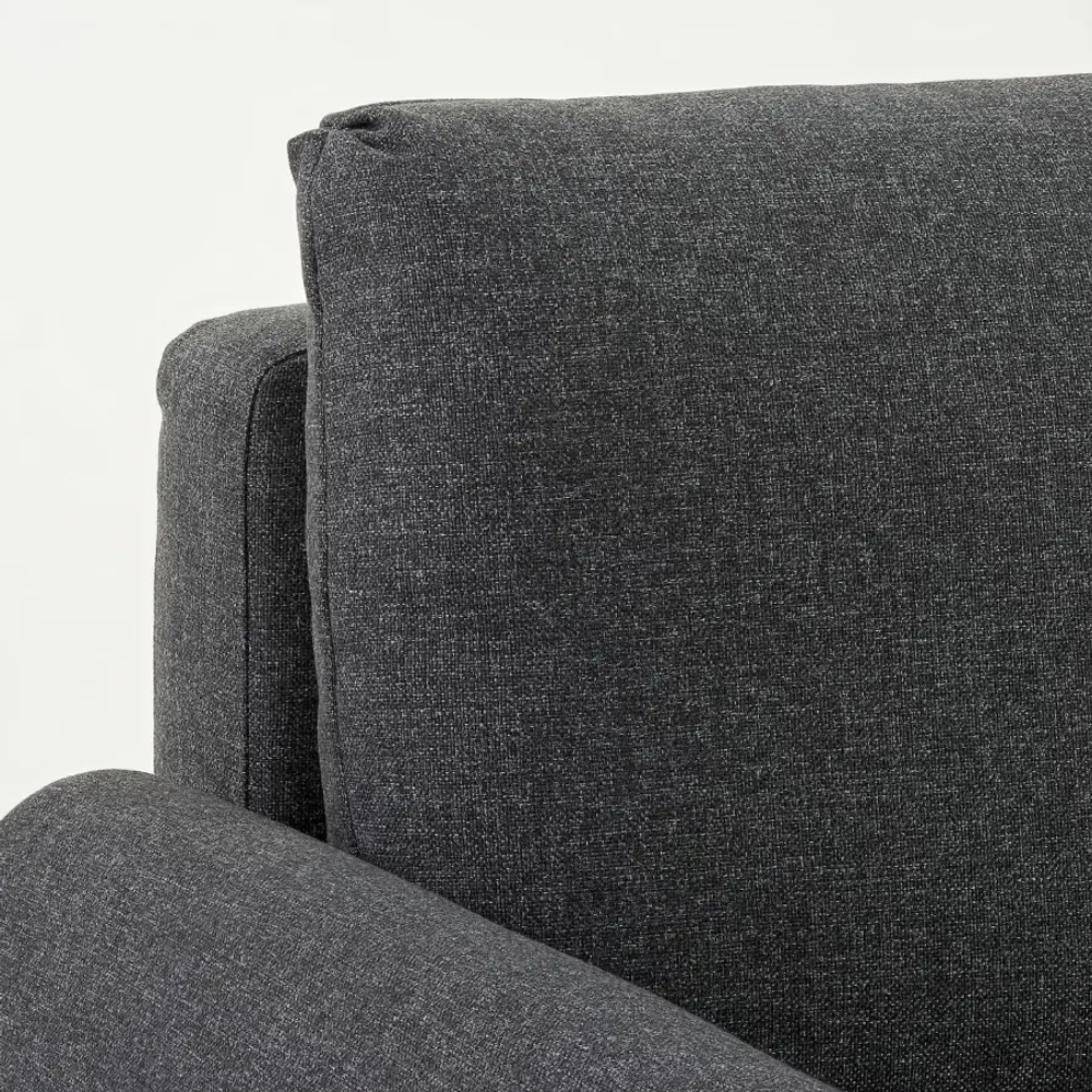 3-местный диван-кровать - IKEA GRUNNARP, 80x89x232см, темно-серый, ГРУННАРП ИКЕА