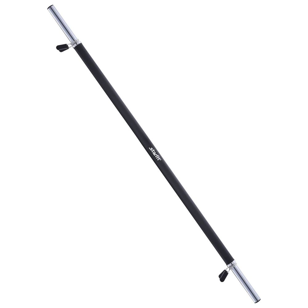 Гриф для штанги 120 см, d=25 мм, прямой, с неопреновым покрытием