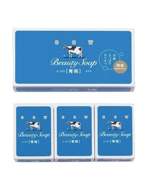 Cow Brand «Beauty Soap» - Мыло для тела с ароматом жасмина, 85 гр. - 3 штуки в упаковке