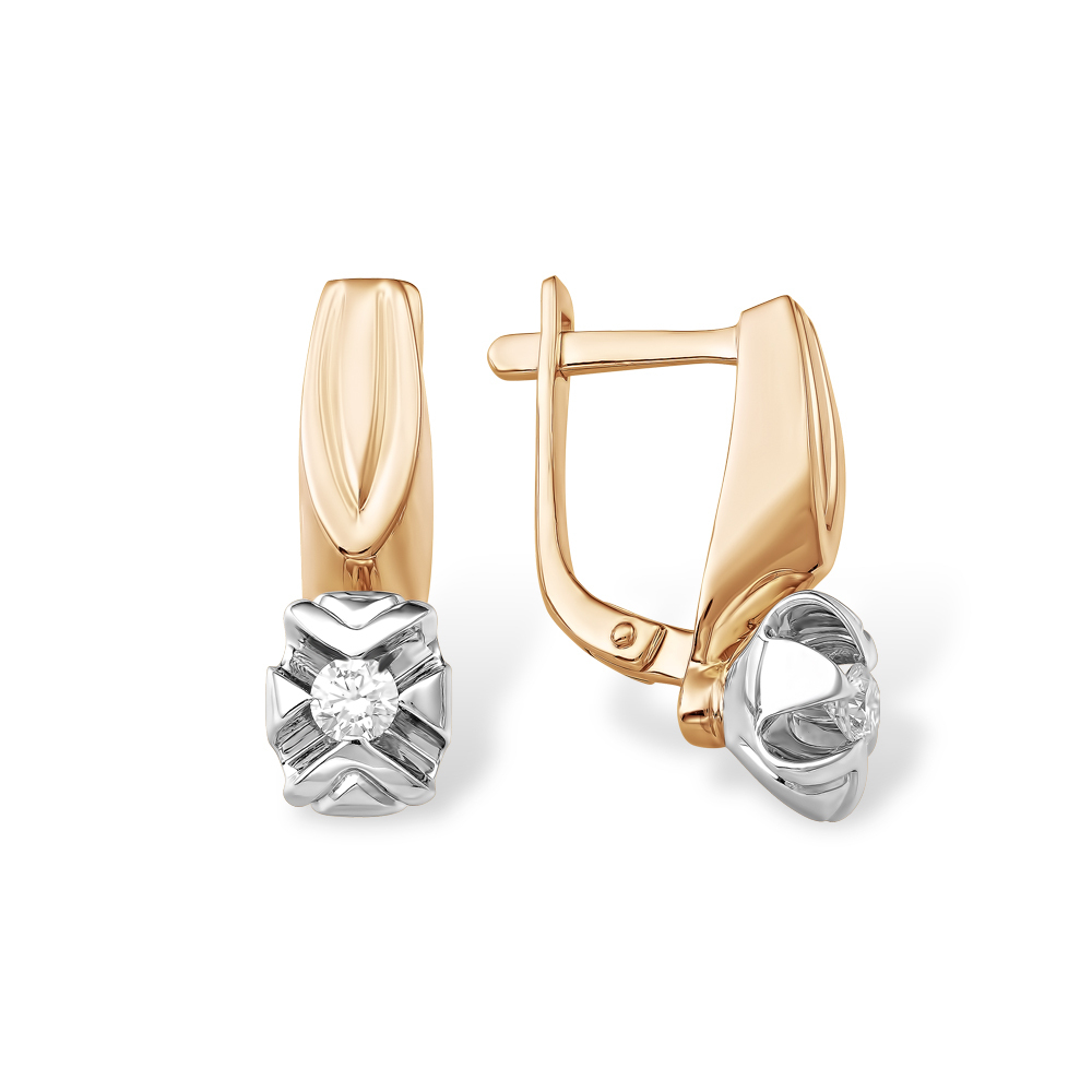 Серьги из золота 585 пробы