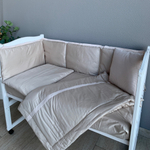 Комплект в кроватку "ЛАПШУЛЯ-ЭКСТРА" Экрю (7 предм.,без балдахина) ш4240/0  (Балу)