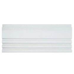 Стеновая панель 3D RAIL EAST (2700х120х12мм) Коралл Белая