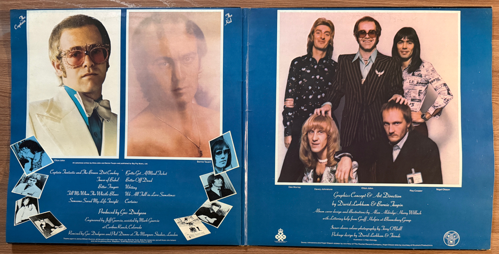 Elton John - Captain Fantastic And The Brown Dirt Cowboy (Голландия 1975г.)