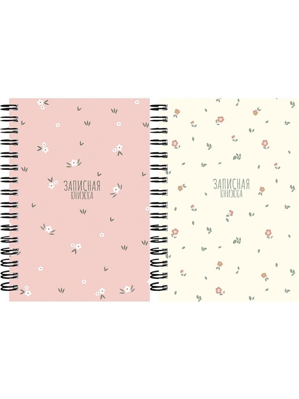 Записная книжка А6 120л. "Bloome" на гребне, мелов.облистер (Проф-Пресс)