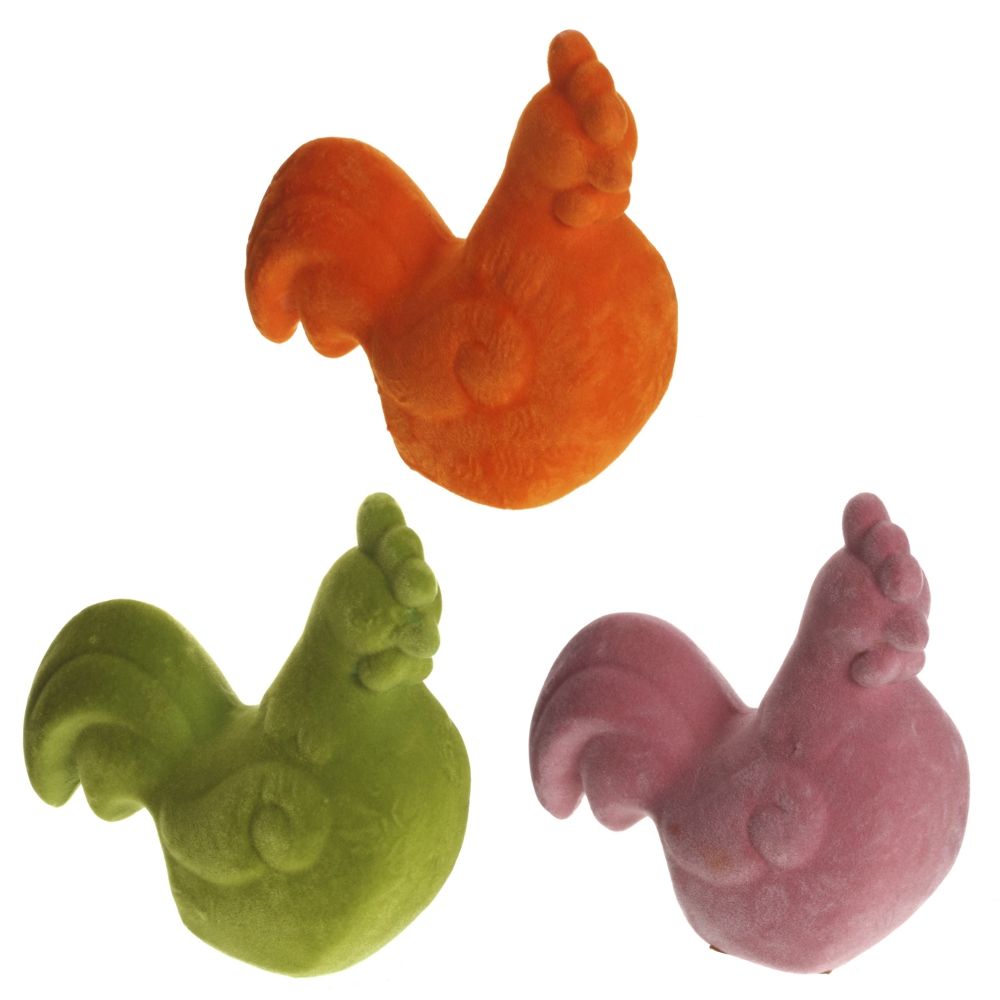 GAEM Фигурка декоративная "Петух", L14 W8 H15 см, 3в.